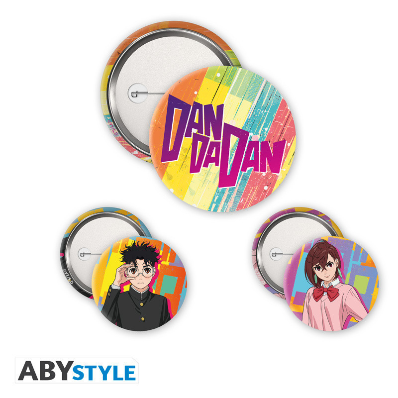 Dan Da Dan – Badges Momo & Okarun – ABYstyle