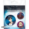 Solo Leveling - Set de 3 badges Igris, Jinwoo & Cha Hae In
