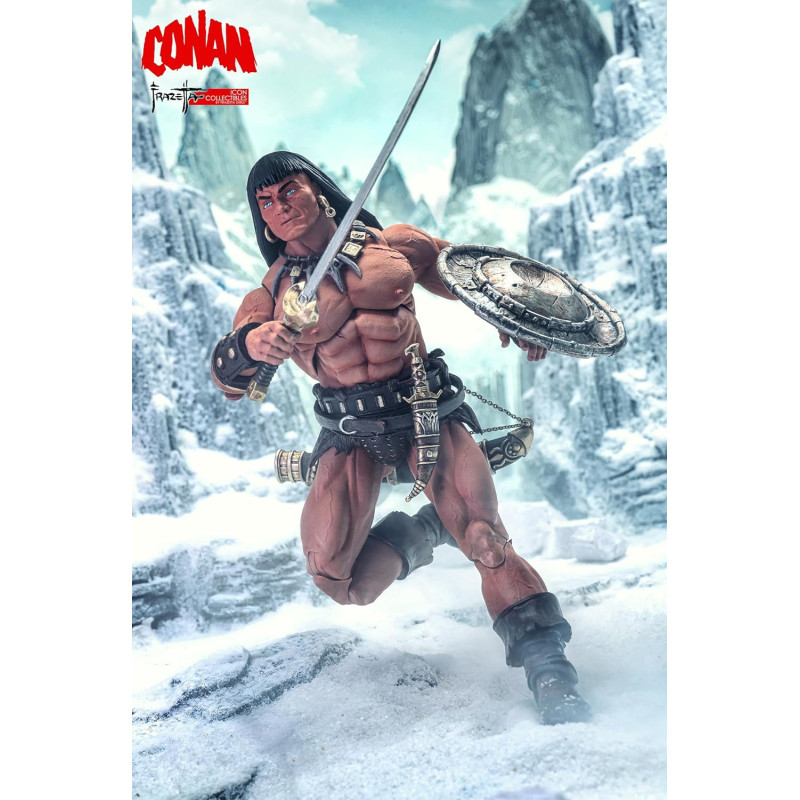 Conan The Barbarian - Figurine 1/12 Frazetta 17 cm