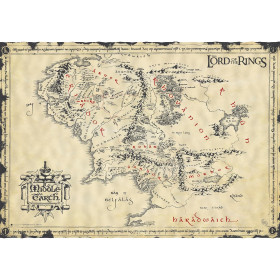 Lord of the Rings - Poster parchemin Middle-earth