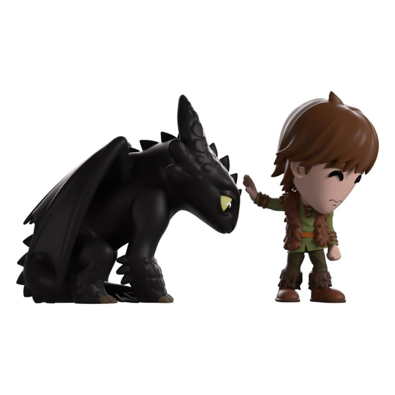 How to train your Dragon - Dragons - Figurine vinyle Meeting Toothless Krokmou 11 cm