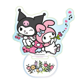 Sanrio - Petite figurine acrylique Holographic Kuromi & My Melody