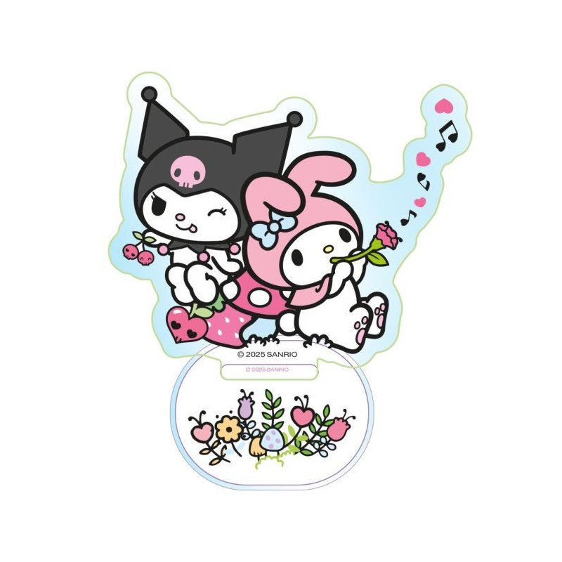 Sanrio - Petite figurine acrylique Holographic Kuromi & My Melody