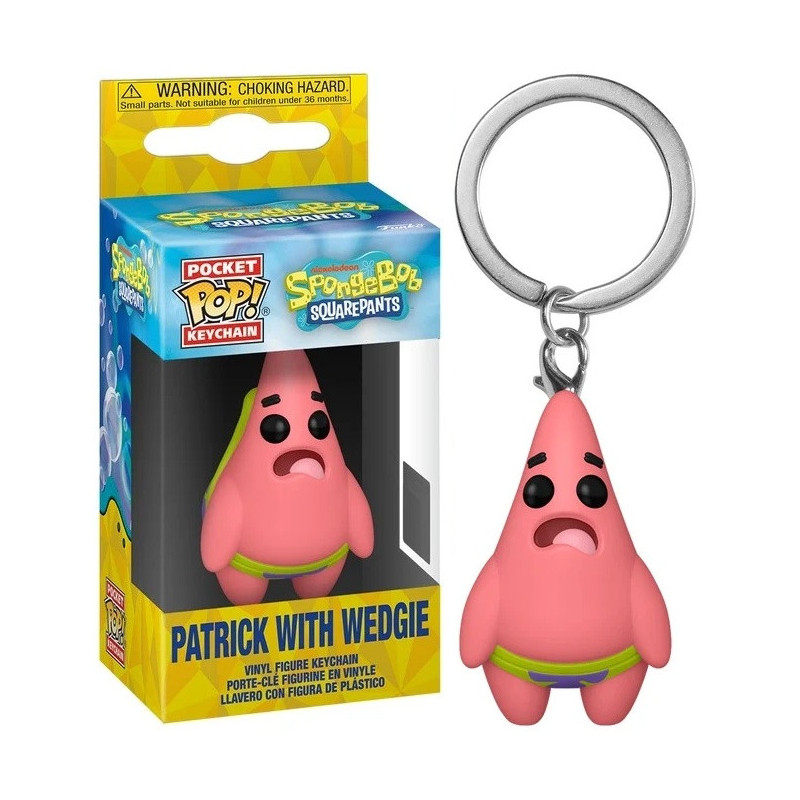 Spongebob : Bob l'éponge - Pop! Pocket - Porte-clé Patrick Wedgie