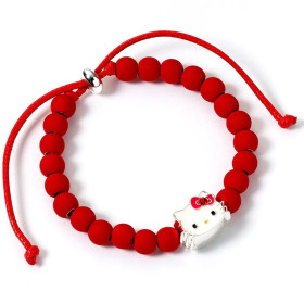 Sanrio – Hello Kitty – Bracelet perles rouges – Carat Shop