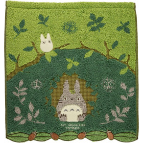 Mon voisin Totoro - Serviette Tunnel de Forêt 34 x 36cm