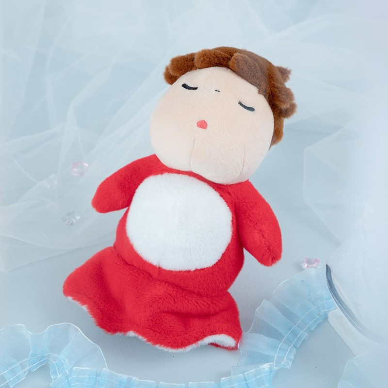 Ponyo sur la Falaise - Peluche Ponyo allongée