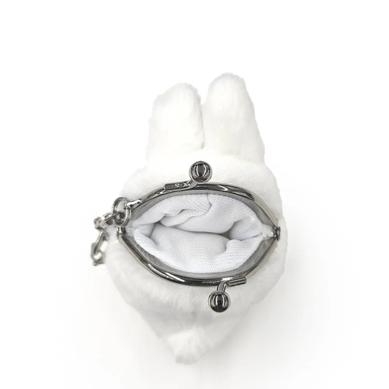 Mini porte-monnaie Totoro blanc – Licence Ghibli