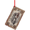 Harry Potter - Ornement sapin en résine Ticket Hogwarts Express