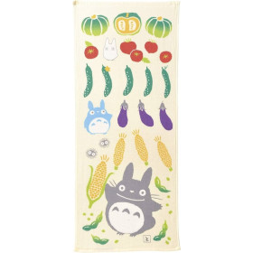 Serviette visage gaze Totoro – Studio Ghibli – Modèle Légumes