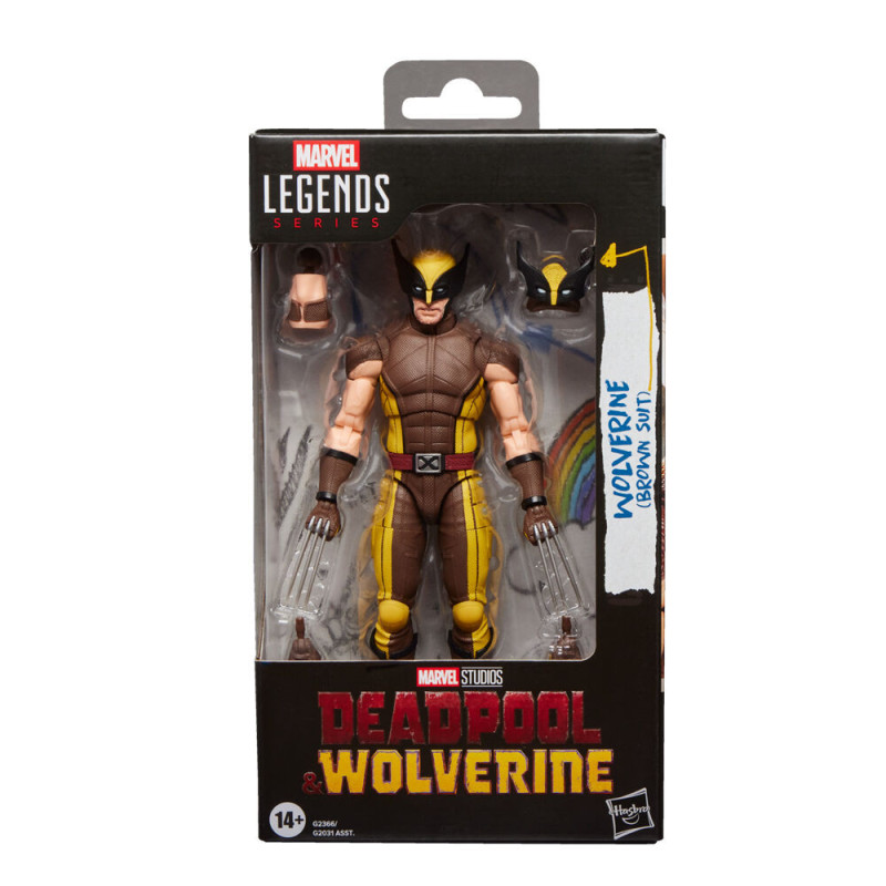 Marvel Legends - Figurine Deadpool & Wolverine : Wolverine (brown)