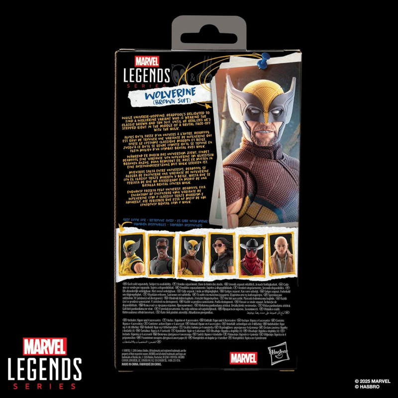 Marvel Legends – Figurine Wolverine Brown – Hasbro Deadpool