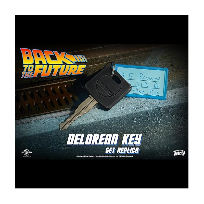 Retour Futur – Clé DeLorean 1/1 – Doctor Collector