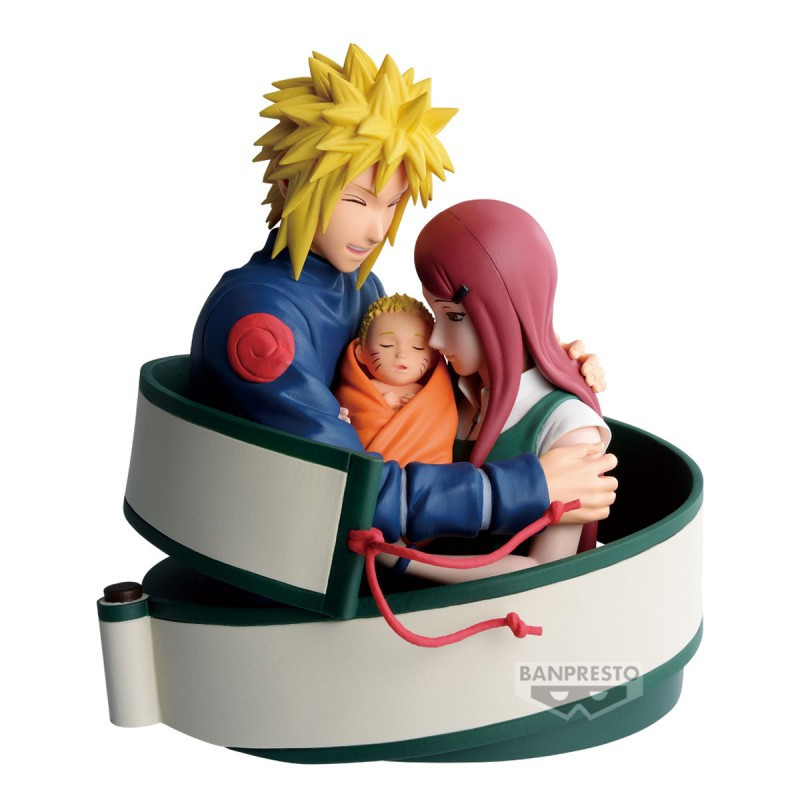 Naruto Shippuden - Figurine 72 series : Minato, Kushina & Naruto
