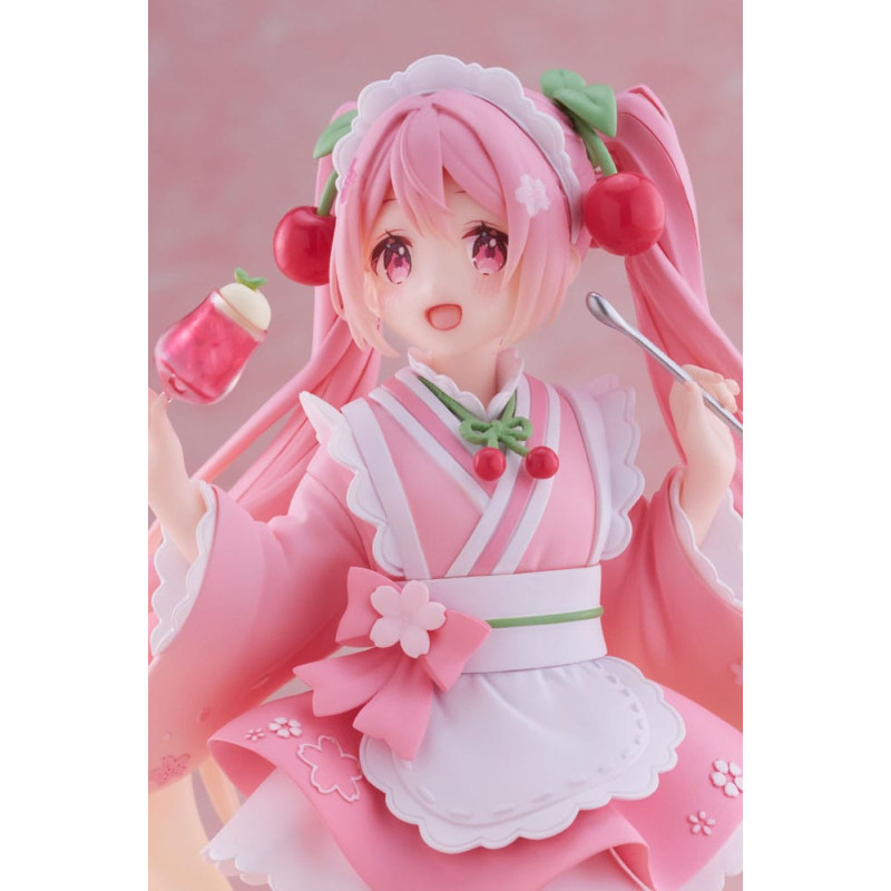 Vocaloid – Figurine Newley Written Sakura Miku Japanese Cafe – Taito