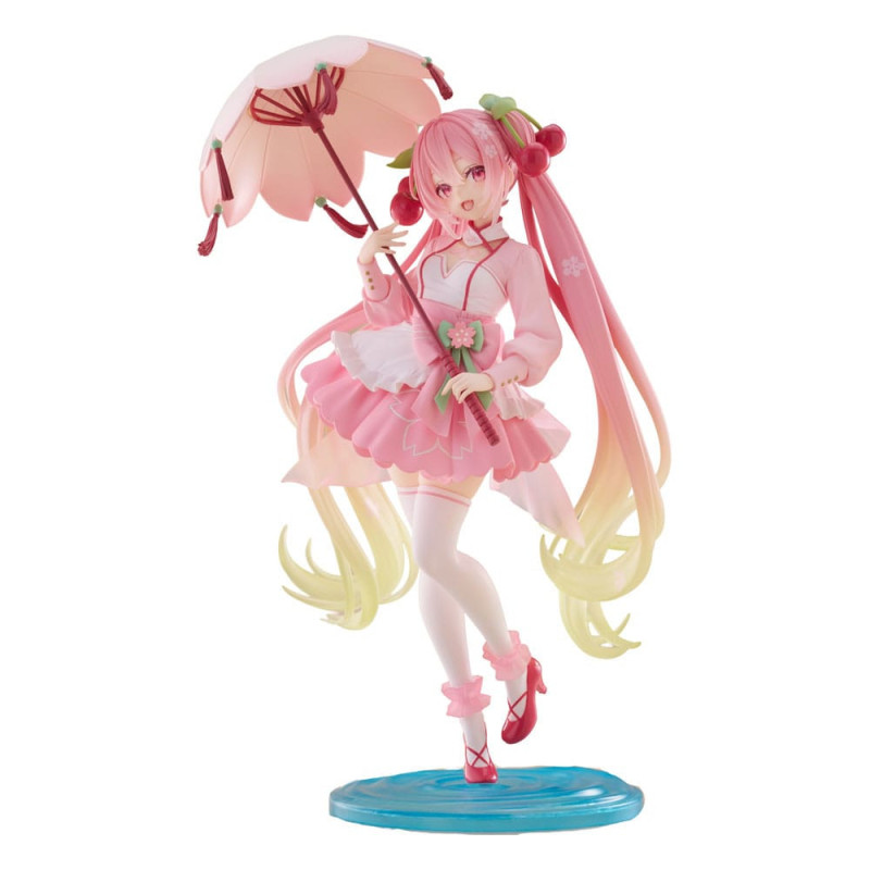 Vocaloid - Figurine AMP Newley Written Sakura Miku Sakura Dress Ver.