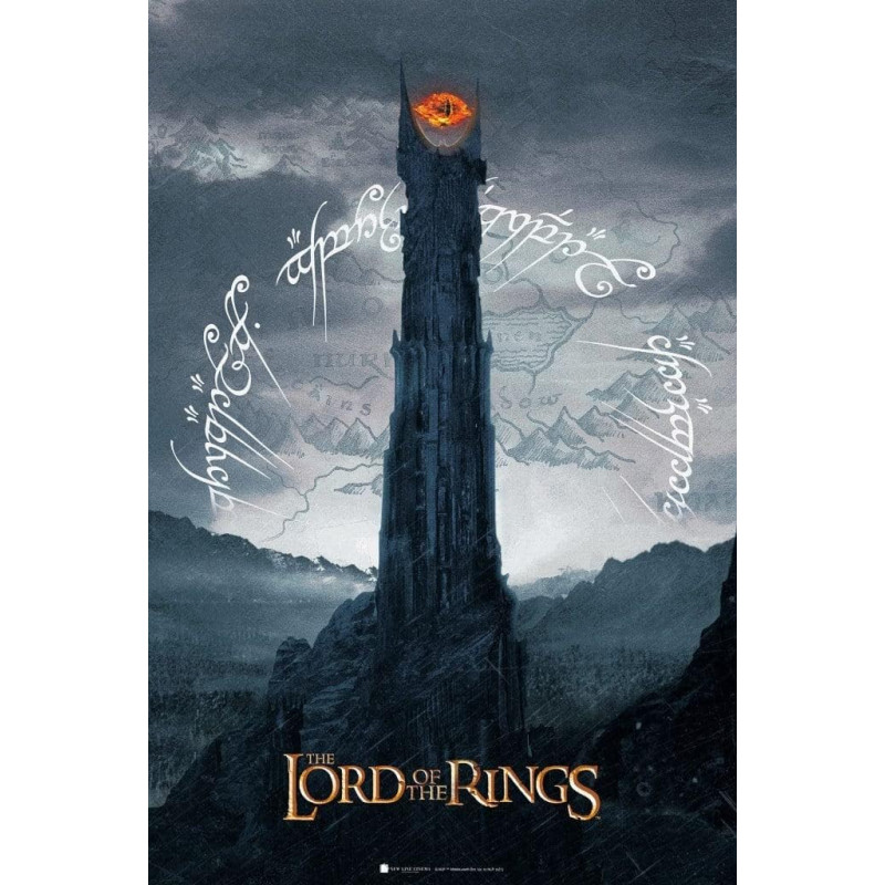 Lord of the Rings - Grand poster Tour de Sauron Barad-dûr (61 x 91,5 cm)