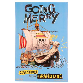 One Piece - Plaque en aluminium The Grand Line Going Merry