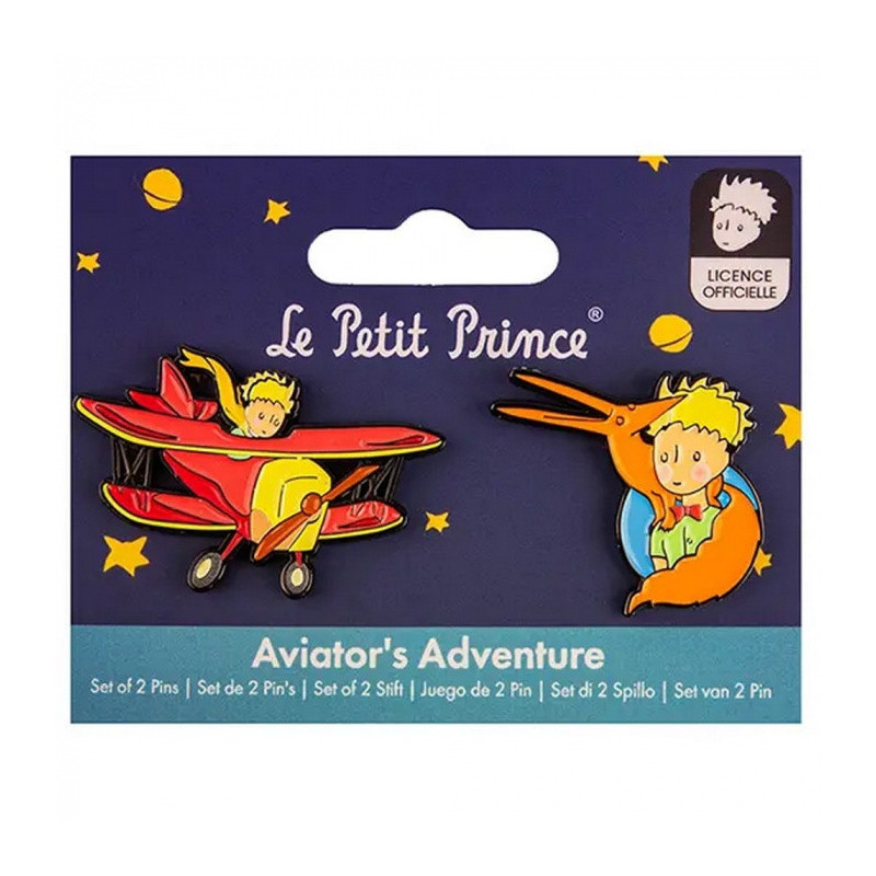 Le Petit Prince - Set 2 pin’s L’aventure de l’aviateur