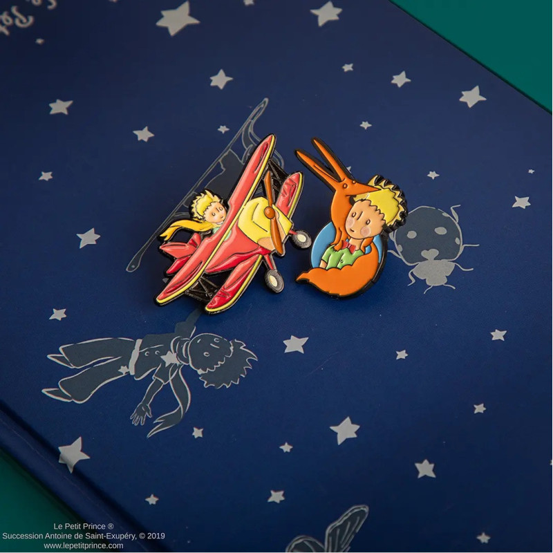 Le Petit Prince – Set 2 pin’s L’aventure de l’aviateur