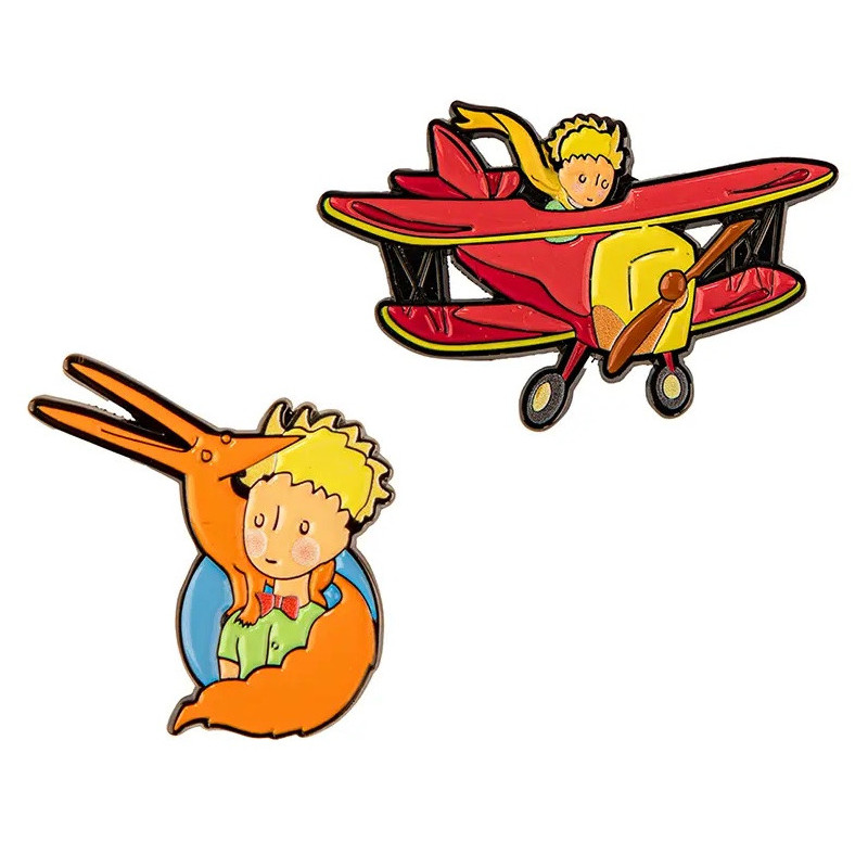 Le Petit Prince – Set 2 pin’s L’aventure de l’aviateur