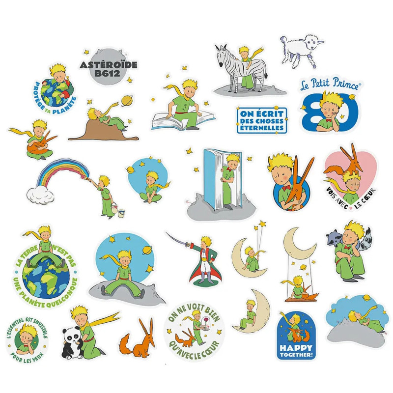 Le Petit Prince - Set 27 Stickers Cosmique