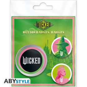 Wicked - Set de 3 badges Glinda & Elphalba