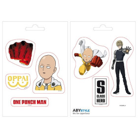 One Punch Man - Set Mini Stickers Saitama et Icônes