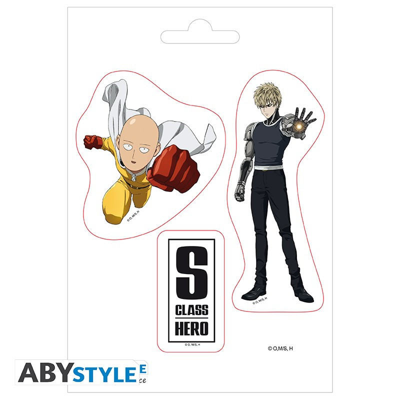 One Punch Man – Set Mini Stickers Saitama et Icônes – ABYstyle