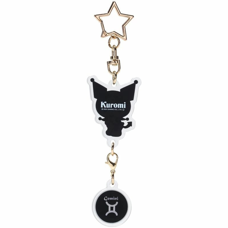 Porte-clés étoile symbole astrologique Gémeaux : Kuromi – Sanrio