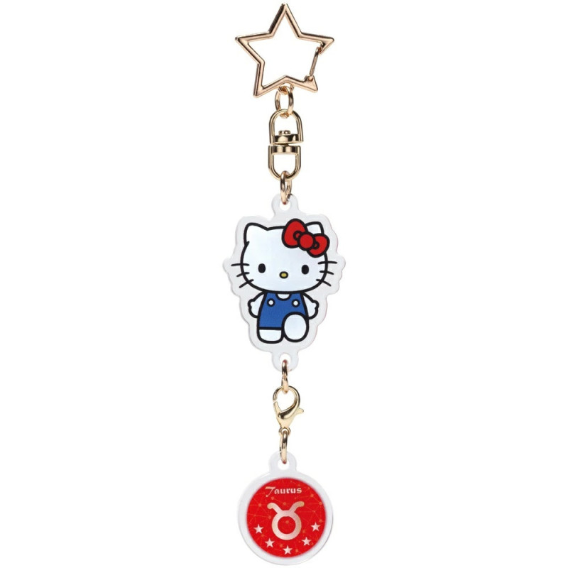 Sanrio - Porte-clés étoile symbole astrologique Taureau - Hello Kitty