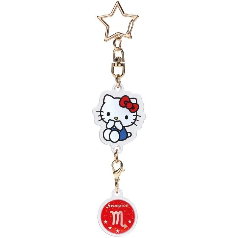 Sanrio - Porte-clés étoile symbole astrologique Scorpion - Hello Kitty