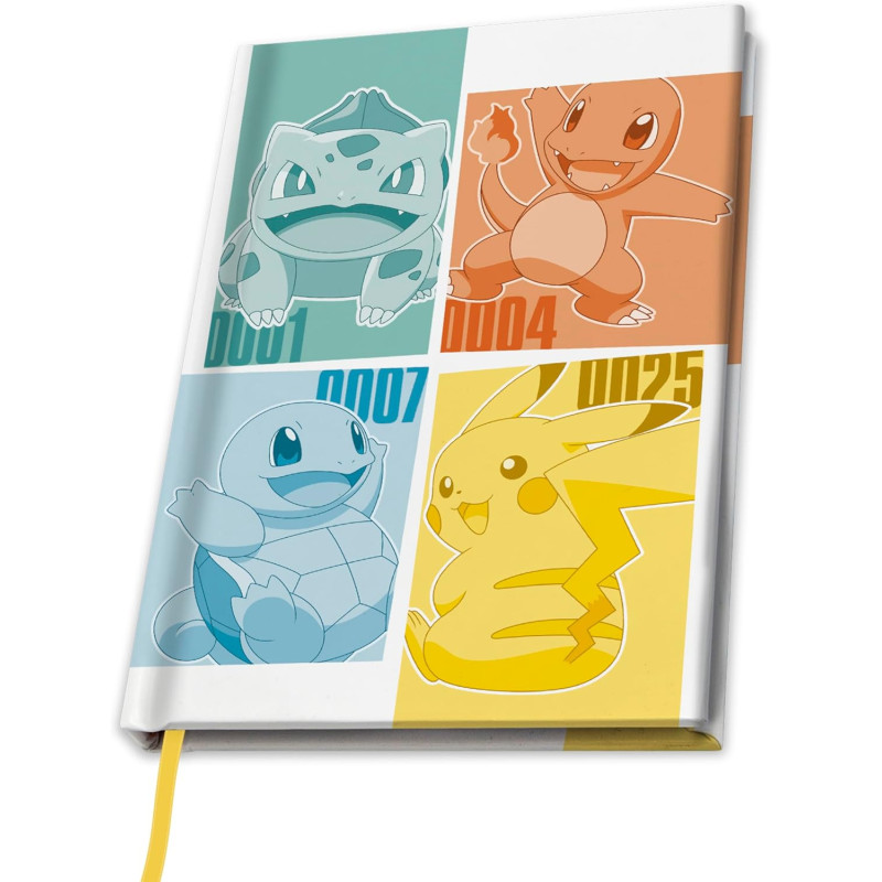 Pokémon - Carnet A5 Kanto Starters