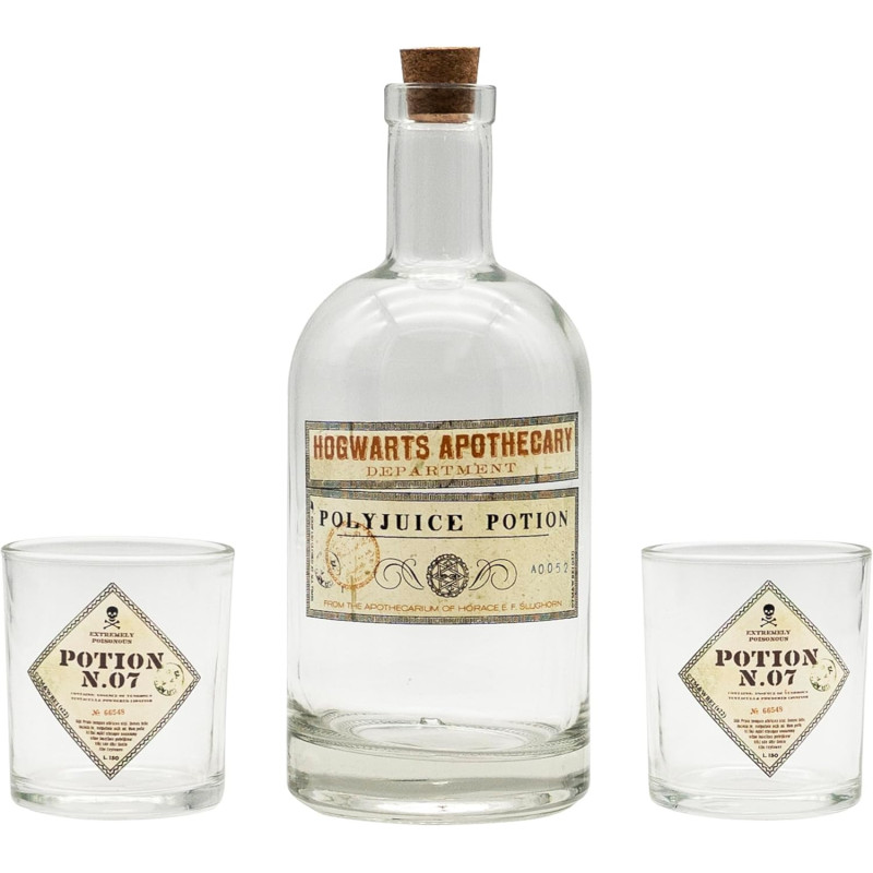 Harry Potter - Set bouteille et verres Potion