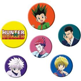 Hunter X Hunter - Set de 6 Badges Personnages