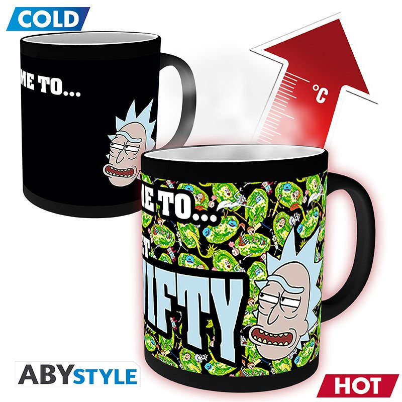 Rick & Morty - Mug Thermo-réactif Get Schwifty