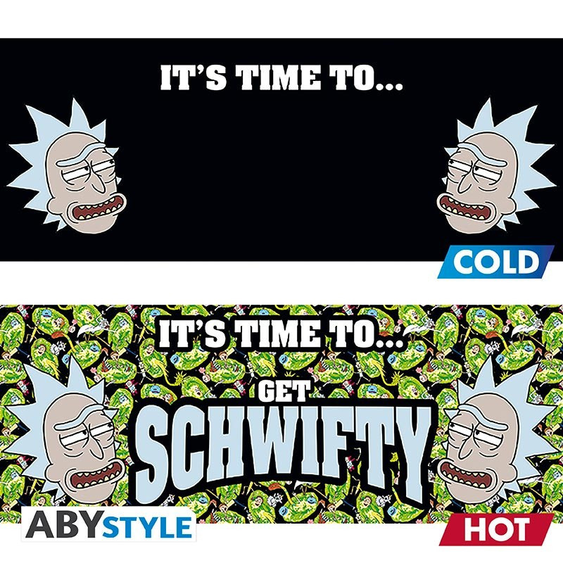 Rick and Morty Mug Thermo-réactif Get Schwifty – ABYstyle
