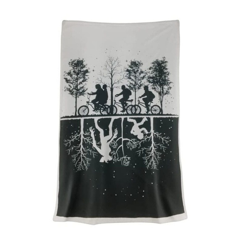 Stranger Things - Couverture Black & White 100 x 150 cm