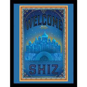 Wicked - Poster encadré Welcome to Shiz (30 x 40 cm)