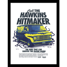 Stranger Things - Poster encadré Call The Hawkins Hitmaker (30 x 40 cm)