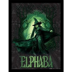 Wicked - Poster encadré Elphaba (30 x 40 cm)