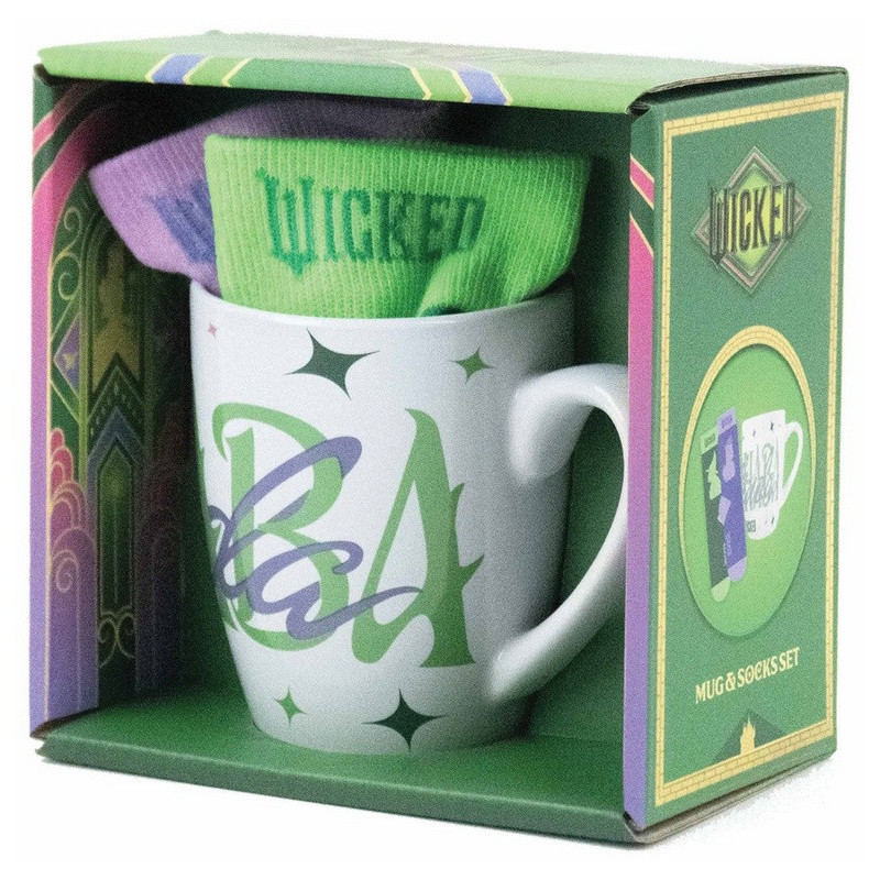 Wicked : For Good - Set Mug & Chaussettes Elphaba & Glinda