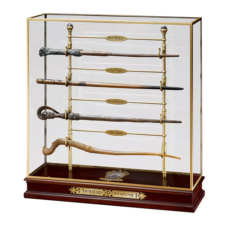 Harry Potter - Les Champions du Tournoi des 3 Sorciers - Présentoir et baguettes