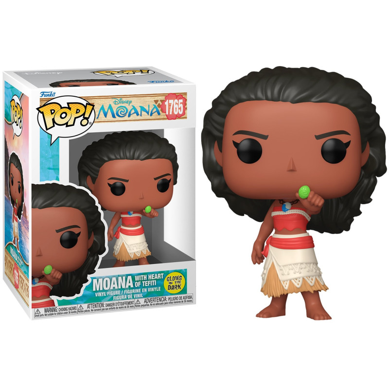 Disney : Moana - Pop! - Moana with Heart of Te Fiti (Glow) n°1765