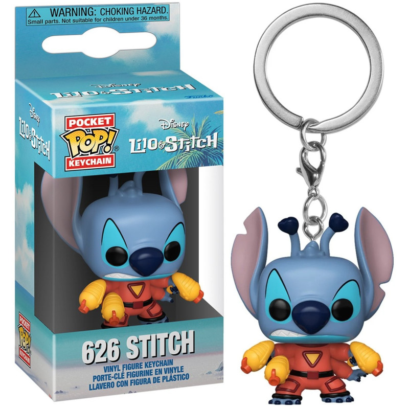 Disney : Lilo & Stitch - Pop! Pocket - Porte-clé 626 Stitch