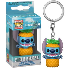 Disney : Lilo & Stitch - Pop! Pocket - Porte-clé Stitch in Pineapple