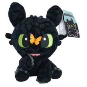 How to train your Dragon - Dragons - Peluche 18 cm Toothless Krokmou Curieux