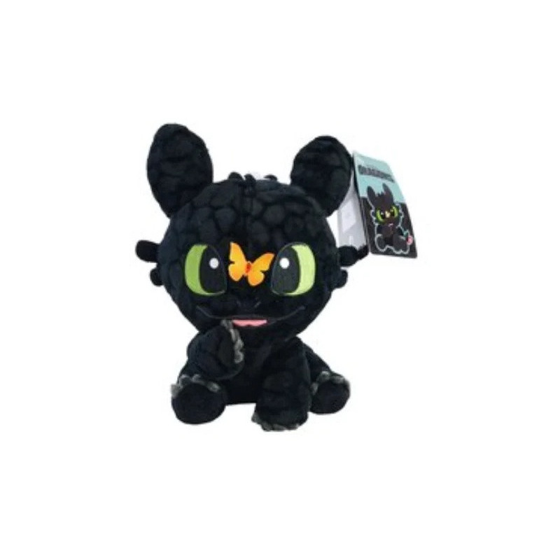 How to train your Dragon - Dragons - Peluche 18 cm Toothless Krokmou Curieux