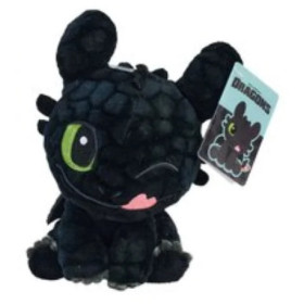 How to train your Dragon - Dragons - Peluche 18 cm Toothless Krokmou Gourmand
