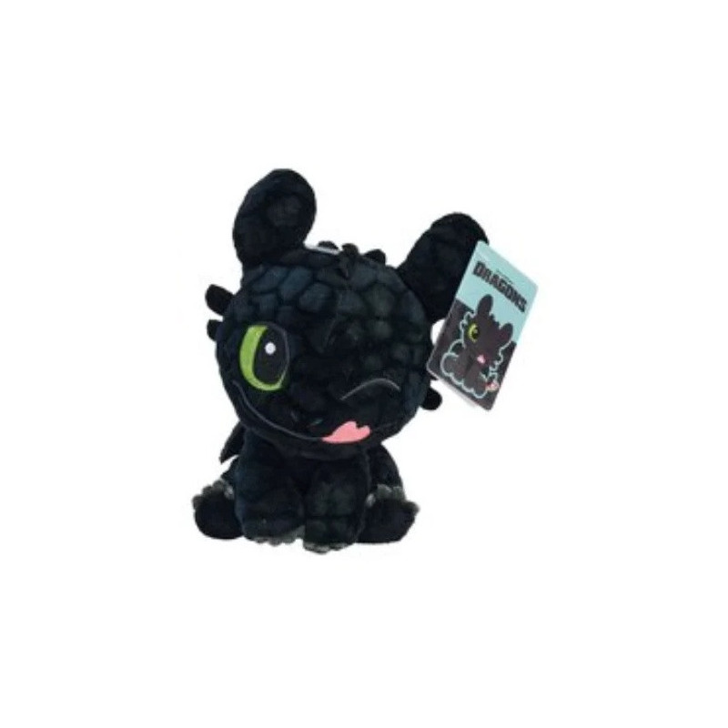 How to train your Dragon - Dragons - Peluche 18 cm Toothless Krokmou Gourmand